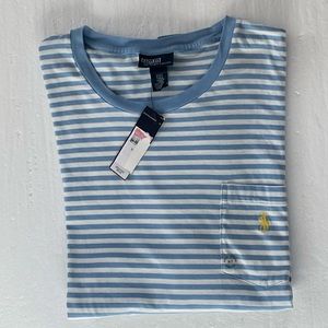 NWT, Polo by Ralph Lauren, Light Blue/White Stripes, Short Sleeve, Size 2XLT